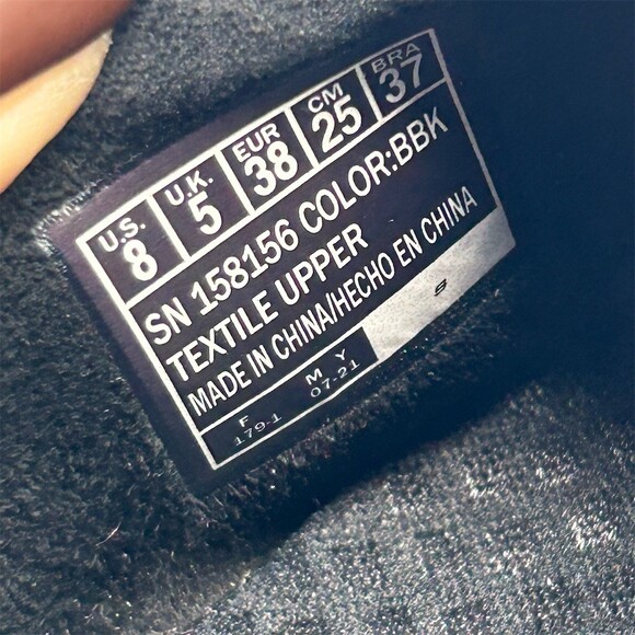 Skechers Cleo Flex Wedge Women's Ballet Flats Black Stretch Fit Slip-On Size 8 - Picture 11 of 11